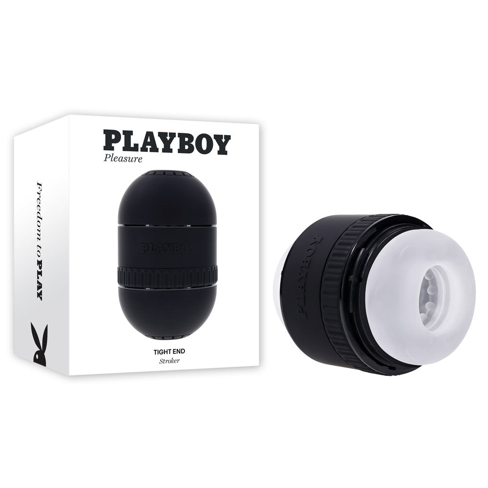 Playboy Pleasure TIGHT END - Clear Dual Ended Stroker Playboy Pleasure